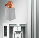 Irish Setter Dog in pocket Fridge Car Magnet Bumper Sticker App size 4"x7"