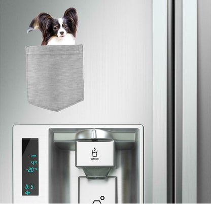 Papillons Dog  in  pocket Fridge Car Magnet Bumper Sticker App size 4"x7"