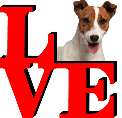 Jack Russell Dog Love Park Dog Fridge Refrigerator Car Magnet