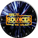 Best Bouncer in the Star Galaxy Wars Space Kitchen Living room Wall Clock