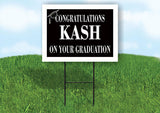 KASH CONGRATULATIONS GRADUATE 18 in x 24 in Yard Sign Road Sign with Stand