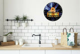 Best Pomeranian Dog Galaxy Wars Space Star Kitchen Livingroom Wall Clock