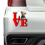 Border Terrier Dog Love Park Cute Dog Fridge Refrigerator Car Magnet