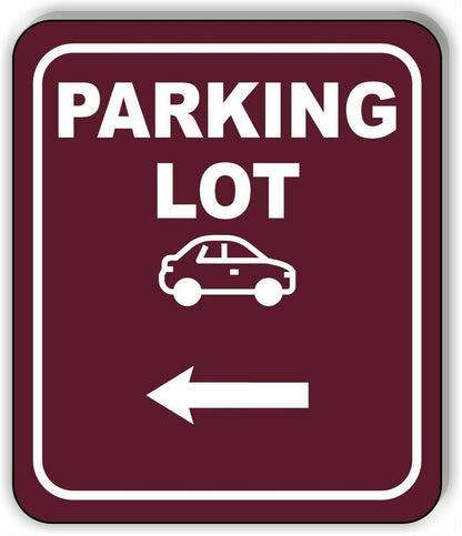 PARKING LOT DIRECTIONAL ARROW TRAIL 8 Variations Metal Aluminum composite sign