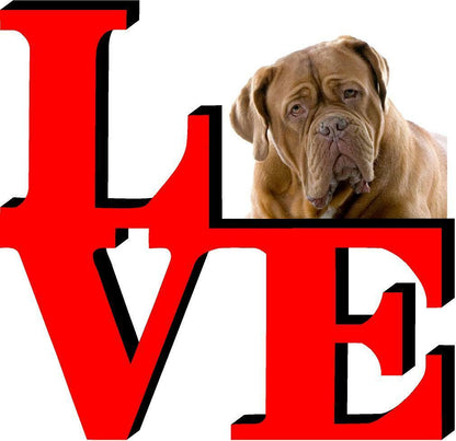Bull Mastiff Dog Love Park Cute Dog Fridge Refrigerator Car Magnet
