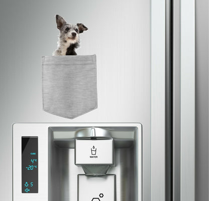 Australian Cattle Dog in pocket Fridge Car Magnet Bumper Sticker App size 4"x7"