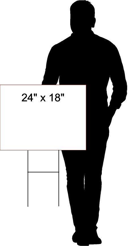 13 AGE HAPPY BIRTHDAY YELLOW 18inx24in Yard Road Sign w/ Stand