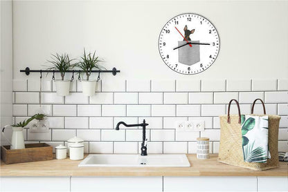 Manchester Terrier In Your Pocket Dog kitchen living room Wall Clock