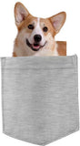 Pembroke Welsh Corgi in  pocket Fridge Car Magnet Bumper Sticker App size 4"x7"