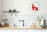 Poodle Cute Puppy Dog kitchen living room Wall Clock
