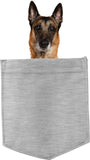 Belgian Malinois Dog in pocket Fridge Car Magnet Bumper Sticker App size 4"x7"