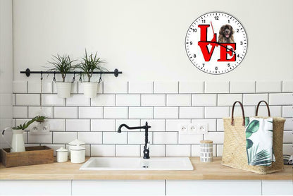 Leonberger Cute Puppy Dog kitchen living room Wall Clock