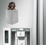 Leonberger Dog in pocket Fridge Car Magnet Bumper Sticker App size 4"x7"