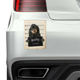 Black and Tan Coonhound Mugshot Bad Dog Fridge refrigerator Car Magnet