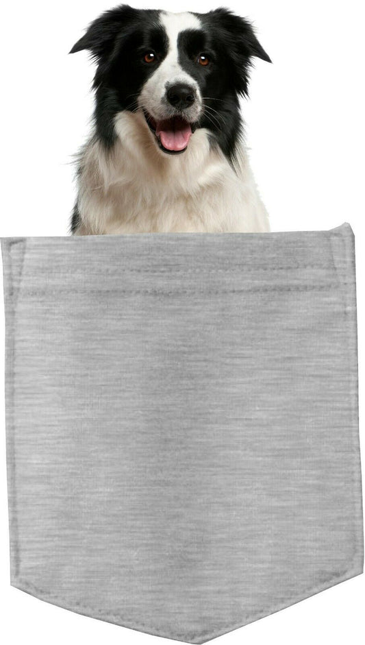 Border Collie in pocket Fridge Car Magnet Bumper Sticker App size 4"x7"