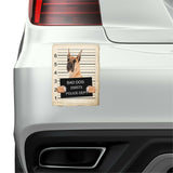Great Dane Mugshot Bad Dog Fridge refrigerator Car Magnet
