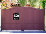 450 Yards Distance Marker Running Race  Marathon BLACK  Aluminum Composite Sign