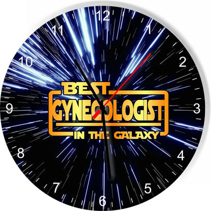 Best Gynecologist in the Star Galaxy Wars Space Kitchen Living room Wall Clock