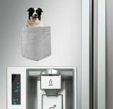 Border Collie in pocket Fridge Car Magnet Bumper Sticker App size 4"x7"