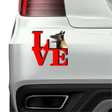 Belgian Sheepdog Love Park Cute Dog Fridge Refrigerator Car Magnet