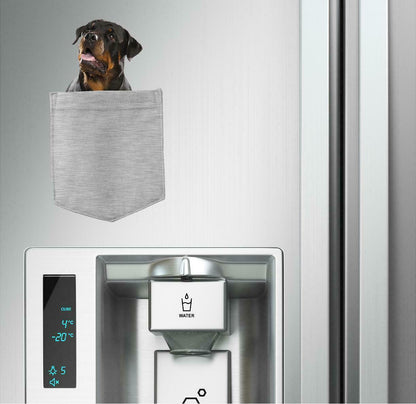 Rottweiler Dog in pocket Fridge Car Magnet Bumper Sticker App size 4"x7"