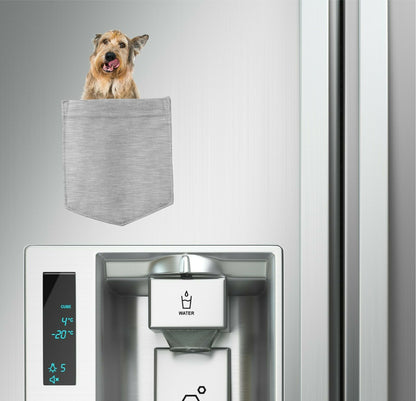 Berger Picard Dog in pocket Fridge Car Magnet Bumper Sticker App size 4"x7"