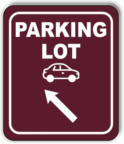 PARKING LOT DIRECTIONAL ARROW TRAIL 8 Variations Metal Aluminum composite sign