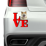Akita Love Park Cute Dog Fridge Refrigerator Car Magnet