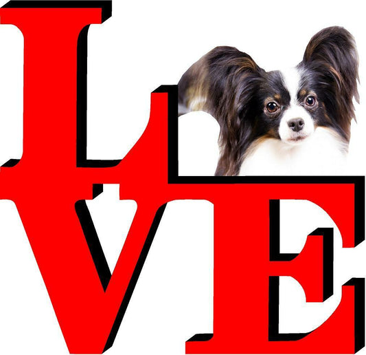 Papillons Love Park Cute Dog Fridge Refrigerator Car Magnet