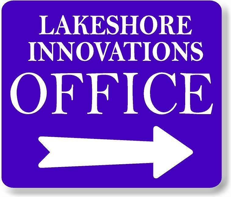 LAKESHORE OFFICE RIGHT Metal Aluminum composite sign