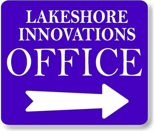 LAKESHORE OFFICE RIGHT Metal Aluminum composite sign