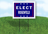 ELECT ROSENFELD 18 in x 24 in Yard Sign Road Sign with Stand