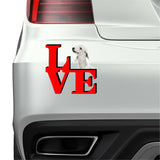 Bedlington Terrier Love Park Cute Dog Fridge Refrigerator Car Magnet