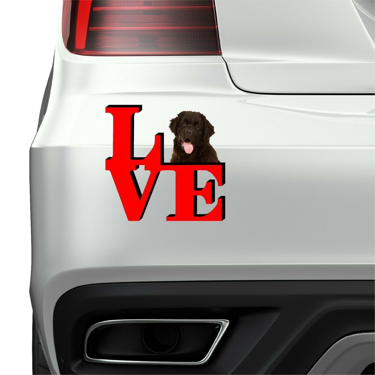 Newfoundland Love Park Cute Dog Fridge Refrigerator Car Magnet
