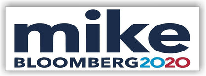 Mike Bloomberg 2020 for President Car MAGNET Magnetic Bumper Sticker Democrat