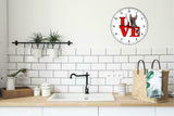 American Hairless Love Park Cute Puppy Dog kitchen living room Wall Clock