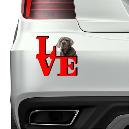Neopolitan Mastiff Love Park Cute Dog Fridge Refrigerator Car Magnet