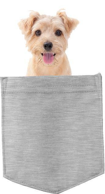 Norfolk Terrier Dog in pocket Fridge Car Magnet Bumper Sticker App size 4"x7"