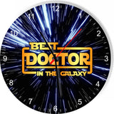 Best Doctor in the Star Galaxy Wars Space Kitchen Living room Wall Clock