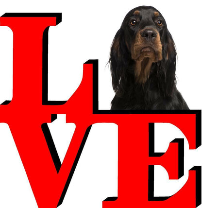 Gordon Setter Dog Love Park Dog Fridge Refrigerator Car Magnet