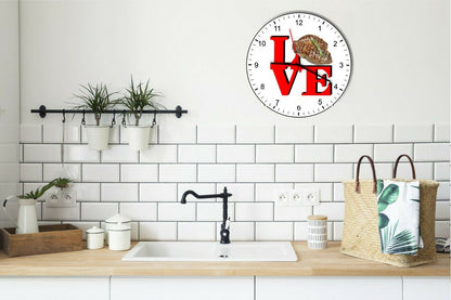 I Love Steak Love Park Funny Kitchen Living room Wall Clock