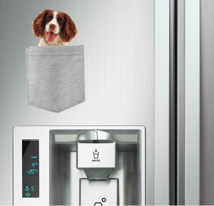 English Springer Spaniel in pocket Fridge Car Magnet Bumper Sticker