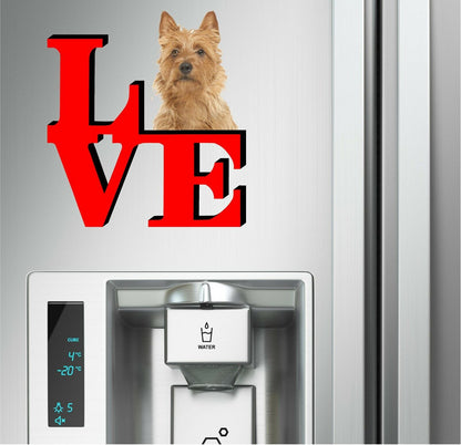 Australian Terrier Love Park Cute Dog Fridge Refrigerator Car Magnet