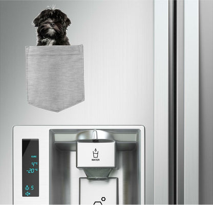 Lhasa Apso Dog in pocket Fridge Car Magnet Bumper Sticker App size 4"x7"