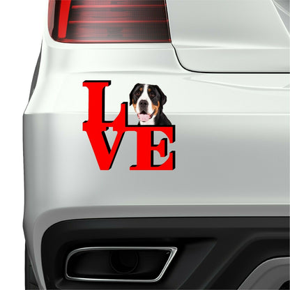 Greater Swiss Mountain Dog Dog Love Park Dog Fridge Refrigerator Car Magnet