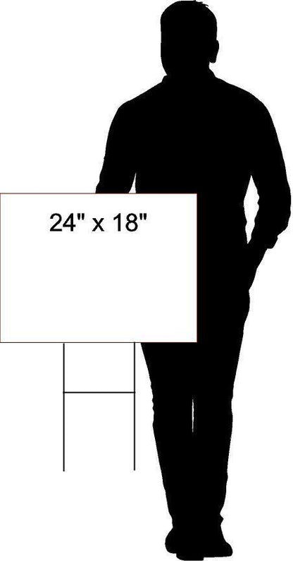 12 AGE HAPPY BIRTHDAY YELLOW 18inx24in Yard Road Sign w/ Stand