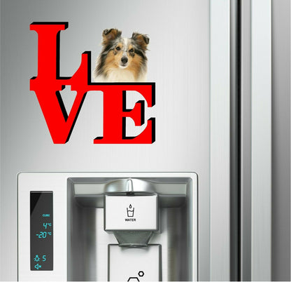 Shetland Sheepdog Cute Dog Fridge Refrigerator Car Magnet