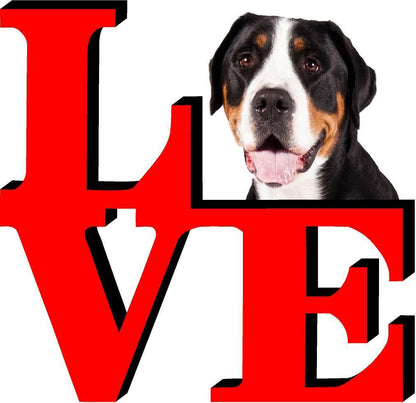 Greater Swiss Mountain Dog Dog Love Park Dog Fridge Refrigerator Car Magnet