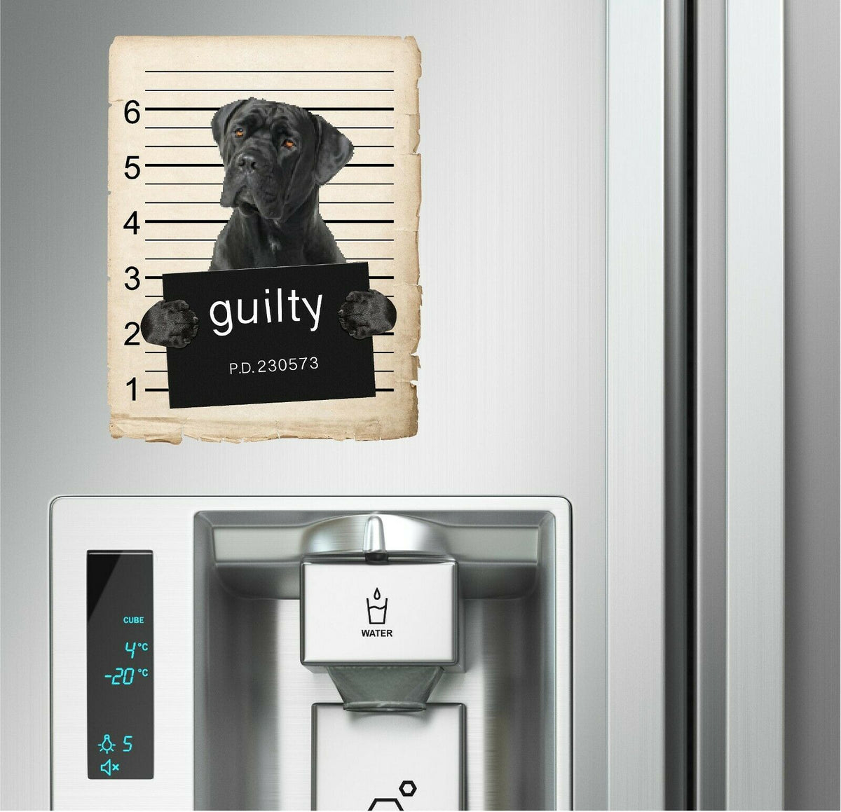 Cane Corso Mugshot Bad Dog Fridge refrigerator Car Magnet