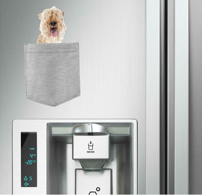 Lakeland Terrier Dog in pocket Fridge Car Magnet Bumper Sticker App size 4"x7"